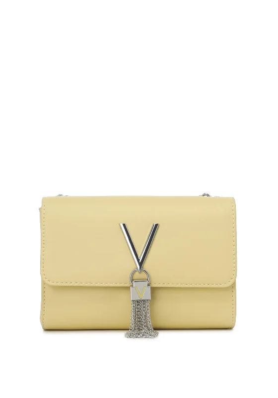 Valentino Handbags Divina Mini Cross Body Bags, Lemon Yellow