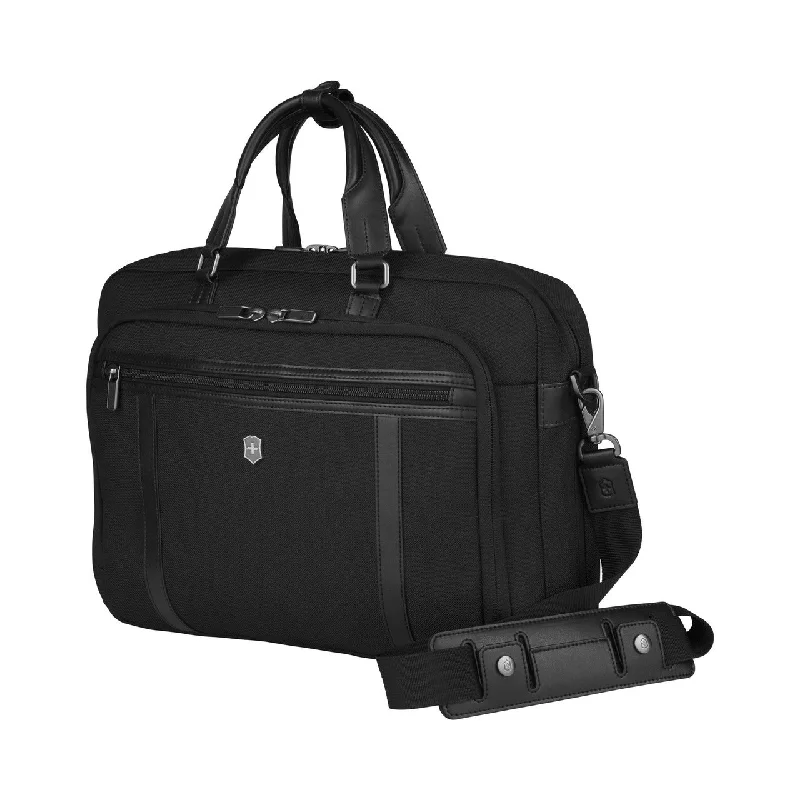 VICTORINOX WERKS PRO 15INCH LAPTOP BRIEF BLACK High-End Bags, Low-End Prices