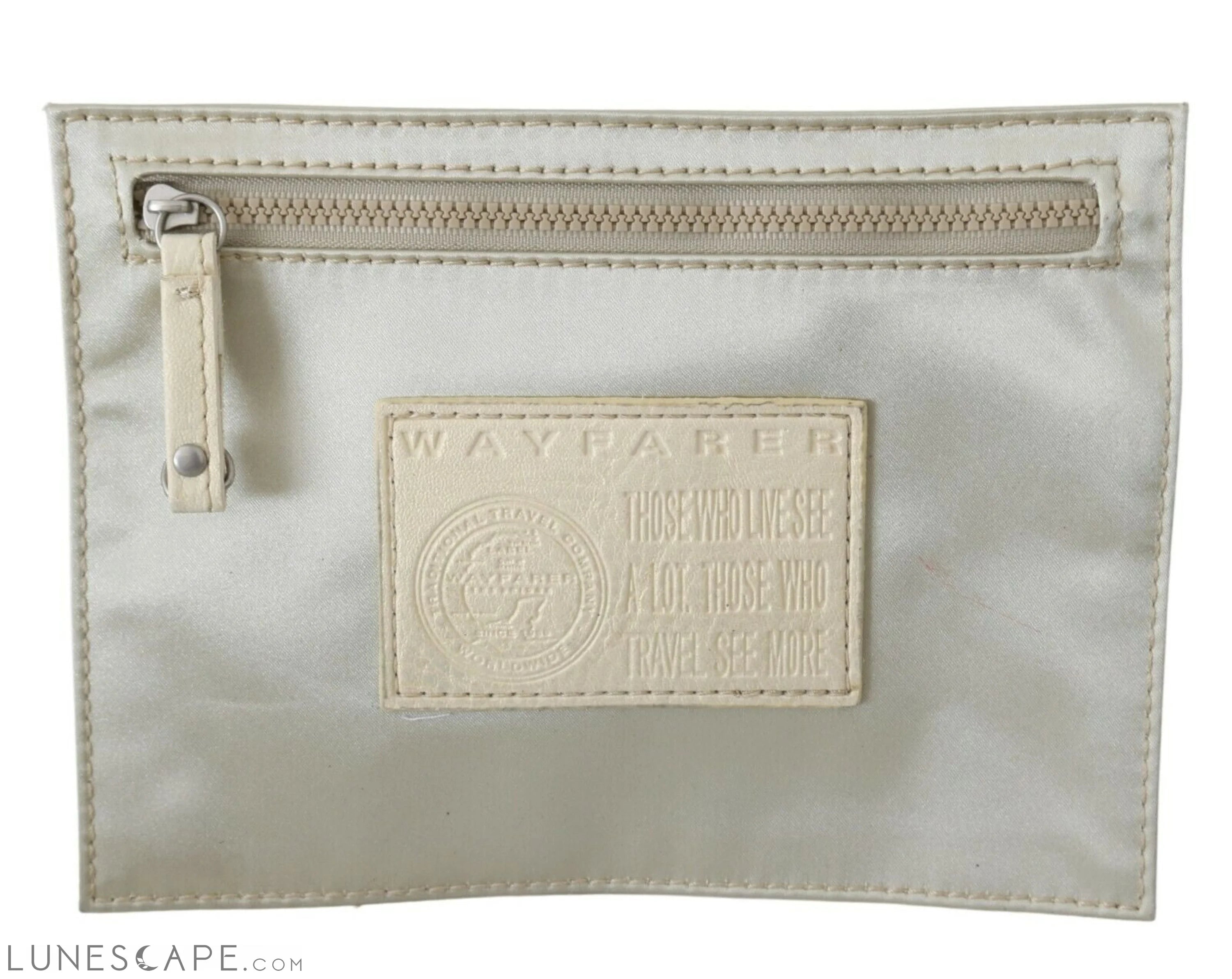 WAYFARER Elegant White Fabric Coin Wallet Classic Bags, Exclusive Deals
