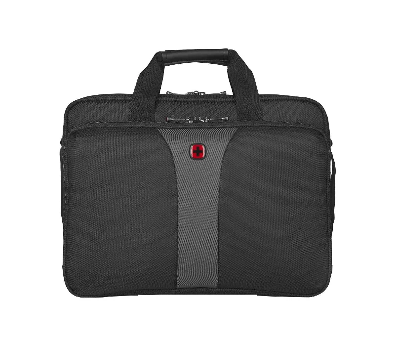 WENGER LEGACY 16 DOUBLE-GUSSET COMPUTER BRIEFCASE BLACK/GREY - 600648 Designer-Inspired Bags, Best Prices WENGER LEGACY 16 DOUBLE-GUSSET COMPUTER BRIEFCASE BLACK/GREY - 600648 Designer-Inspired Bags, Best Prices