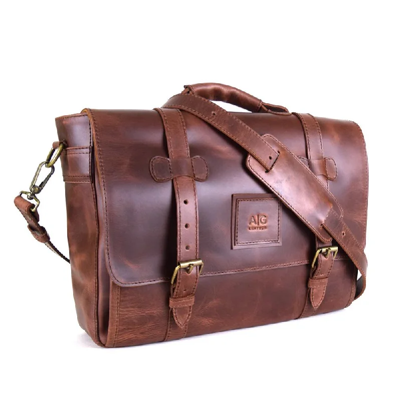 Wyoming Portfolio Briefcase in Rustic Brown Leather Iconic Handbags At Budget-Friendly Prices Wyoming Portfolio Briefcase in Rustic Brown Leather Iconic Handbags At Budget-Friendly Prices