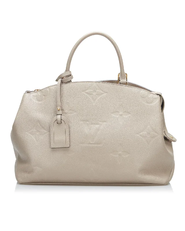 Louis Vuitton Lockme II Taupe Embossed Leather Tote Bag