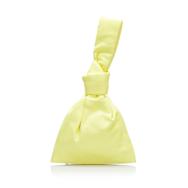 Yellow Bottega Veneta Mini Twist Clutch Bag Flash Sale On Designer Bags