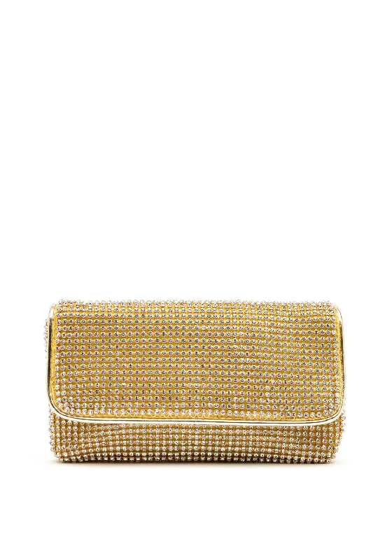 Zen Collection Diamante Mesh Clutch Bag, Gold Luxury Handbags At Budget-Friendly Rates Zen Collection Diamante Mesh Clutch Bag, Gold Luxury Handbags At Budget-Friendly Rates