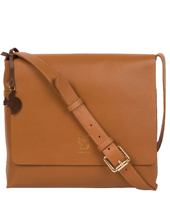 'Bale' Saddle Tan Vegetable-Tanned Leather Cross Body Bag