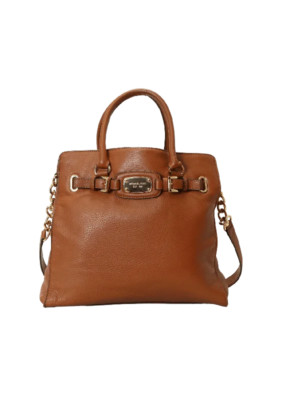 BELTED LEATHER SATCHEL BAG Fashion-Forward Bags At Limited-Time Offers