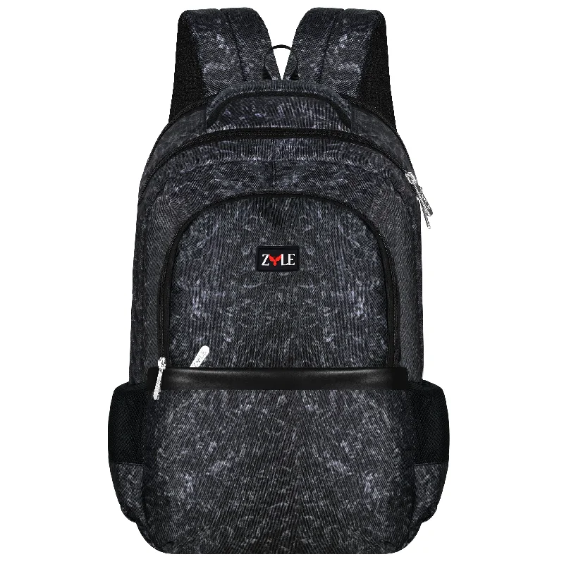 Black color Office Backpack for Men | ZYLE  BAGS