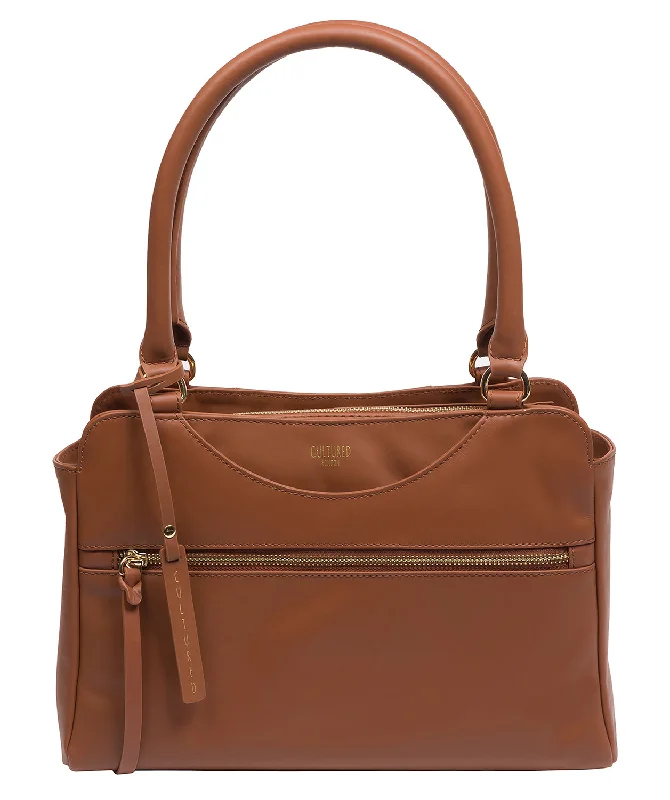 'Brianna' Oak Leather Handbag