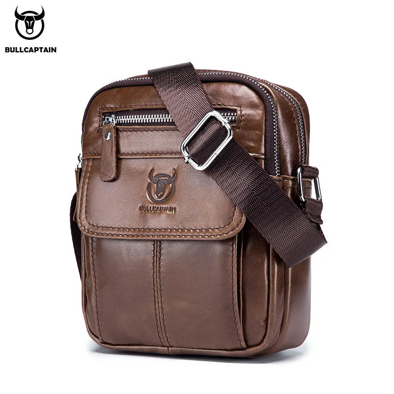 Bullcaptain Casual Men's Shoulder Bags Business Messenger Bag high-Quality Men's Cow Leather Bag's Mini Large Capacity Pocket The Handbag Sale You've Been Waiting For Bullcaptain Casual Men's Shoulder Bags Business Messenger Bag high-Quality Men's Cow Leather Bag's Mini Large Capacity Pocket The Handbag Sale You've Been Waiting For