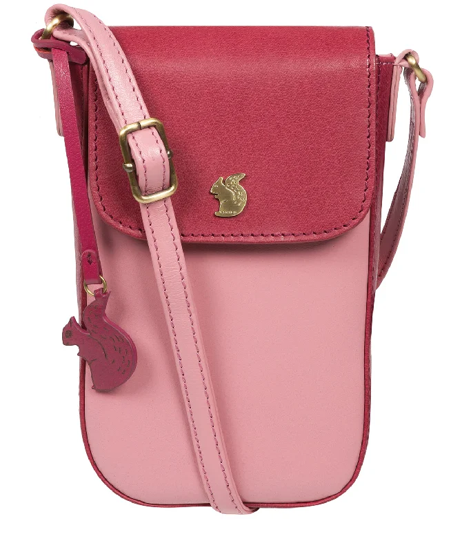 'Buzz' Blush & Orchid Leather Cross Body Phone Bag Upgrade Your Look With Fashionable Bags 'Buzz' Blush & Orchid Leather Cross Body Phone Bag Upgrade Your Look With Fashionable Bags