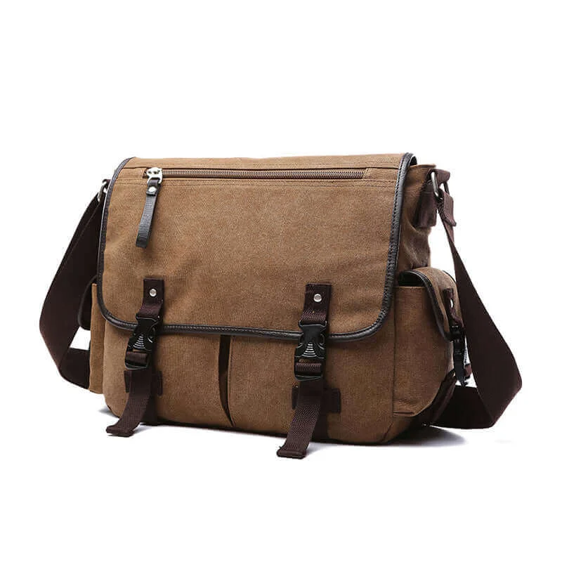 Canvas Messenger Bag | Fits 14 Inch Laptop Satchel Best Deals On Premium And Casual Bags – Act Fast Canvas Messenger Bag | Fits 14 Inch Laptop Satchel Best Deals On Premium And Casual Bags – Act Fast