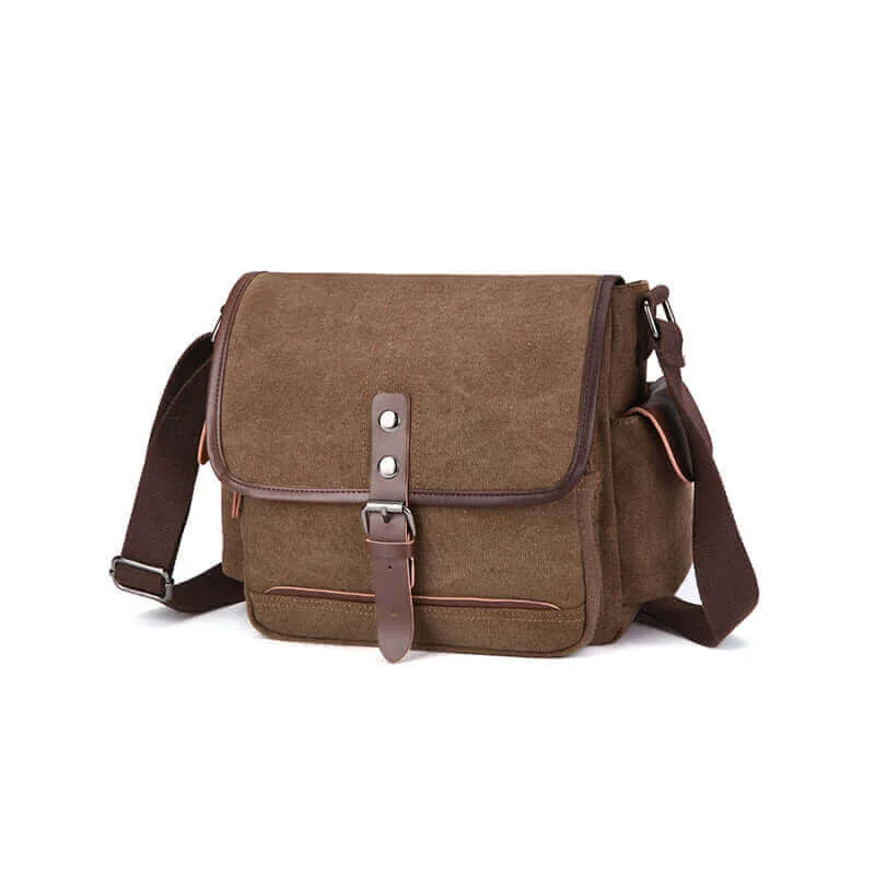 Canvas Shoulder Crossbody Bag with Belt Buckle Decoration Stylish Handbags At Unbeatable Discounts Canvas Shoulder Crossbody Bag with Belt Buckle Decoration Stylish Handbags At Unbeatable Discounts