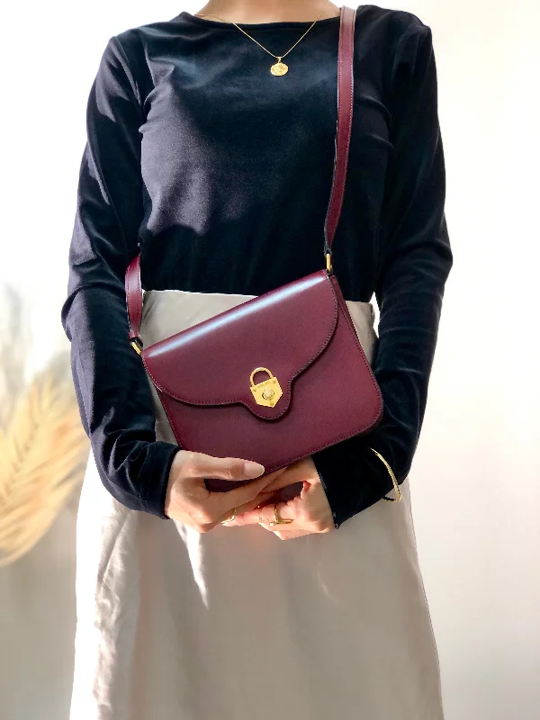 CELINE Padlock Leather Crossbody Shoulder bag Bordeaux Vintage 28epaz Everyday Bags, Budget-Friendly CELINE Padlock Leather Crossbody Shoulder bag Bordeaux Vintage 28epaz Everyday Bags, Budget-Friendly