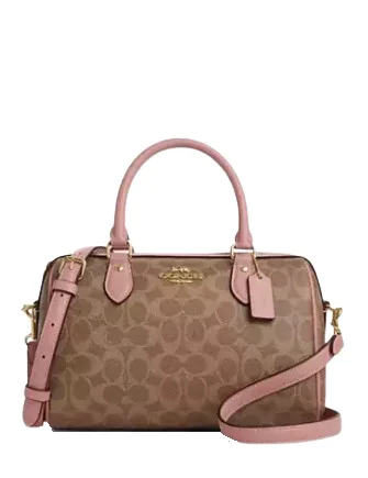 Coach Rowan Satchel Bag In Signature Canvas