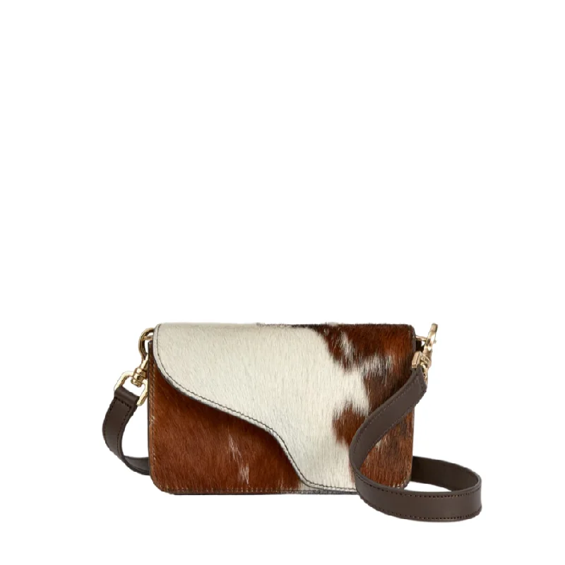 Corsina Cow Print Crossbody Bag