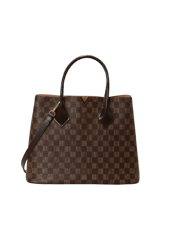 DAMIER ÉBÈNE KENSINGTON V TOTE Flash Sale On Designer Bags
