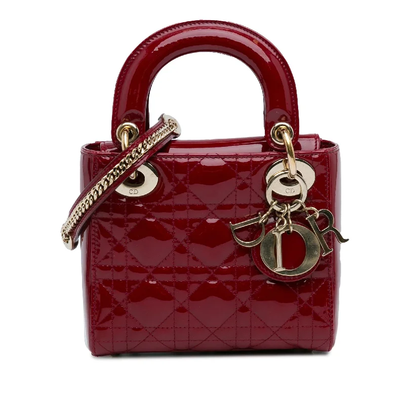 Dior Mini Patent Cannage Lady Dior (SHG-bl7bnY) Trendy & Timeless Bags, Now On Sale