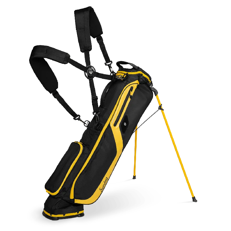 El Camino | Black & Yellow Walking Golf Bag Stylish Totes With Special Discounts