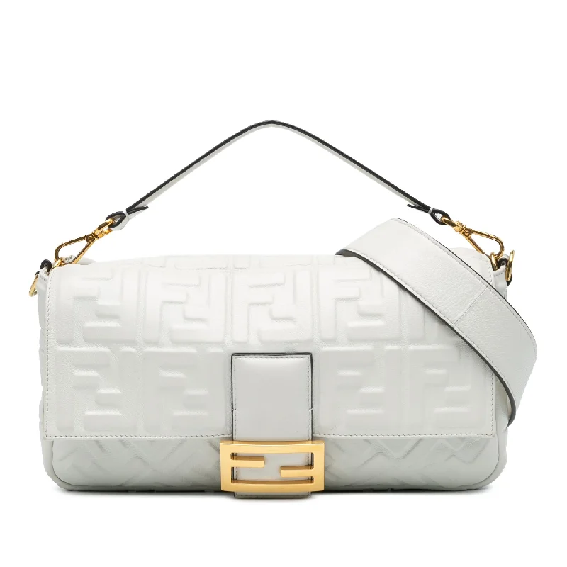 Fendi Medium Leather Embossed FF Baguette Satchel (SHG-agyb4y) The Perfect Bag Sale Is Here Fendi Medium Leather Embossed FF Baguette Satchel (SHG-agyb4y) The Perfect Bag Sale Is Here