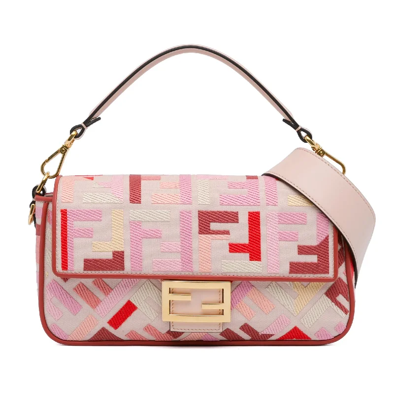 Fendi Zucca Embroidered Baguette Satchel (SHG-LaJuvA) Timeless Handbags At Reduced Prices Fendi Zucca Embroidered Baguette Satchel (SHG-LaJuvA) Timeless Handbags At Reduced Prices