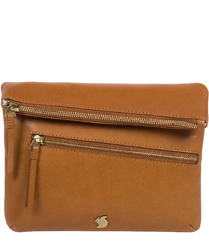 'Flare' Dark Tan Leather Clutch Bag Flash Sale On Elegant Bags – Limited Stock Available 'Flare' Dark Tan Leather Clutch Bag Flash Sale On Elegant Bags – Limited Stock Available