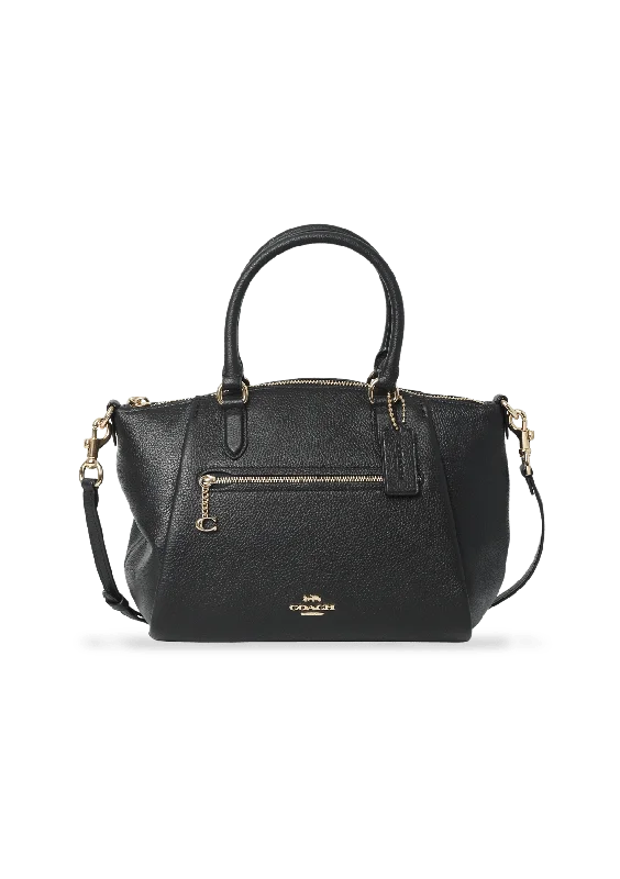 GRAINED LEATHER SATCHEL