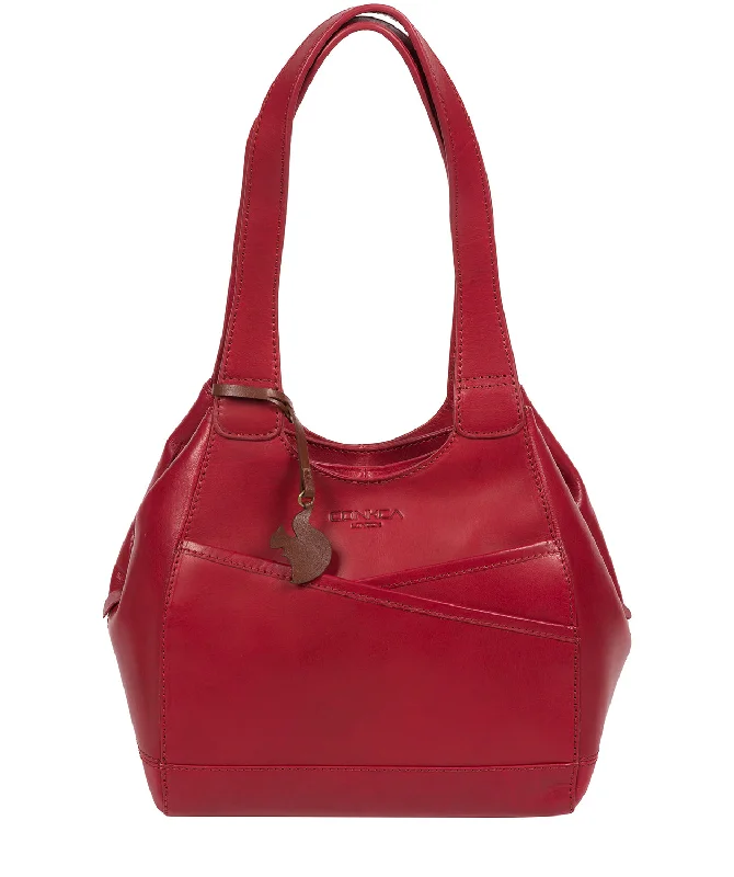 'Juliet' Chilli Pepper Leather Handbag