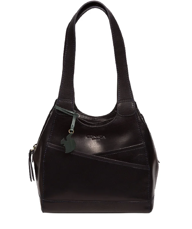 'Juliet' Navy Leather Handbag Best Deals On Premium Handbags