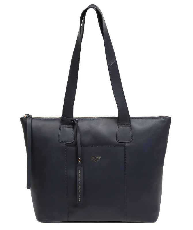 'Kensal' Dark Navy Leather Handbag Limited-Stock Bag Clearance – Grab Your Favorite Now 'Kensal' Dark Navy Leather Handbag Limited-Stock Bag Clearance – Grab Your Favorite Now