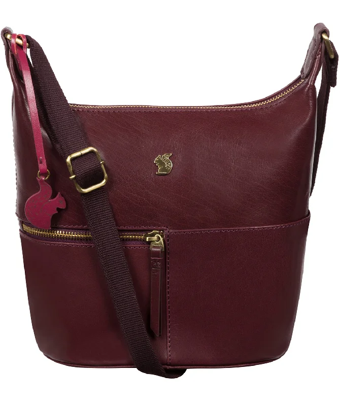 'Little Kristin' Plum Leather Shoulder Bag Luxury Totes At The Lowest Prices Of The Season 'Little Kristin' Plum Leather Shoulder Bag Luxury Totes At The Lowest Prices Of The Season
