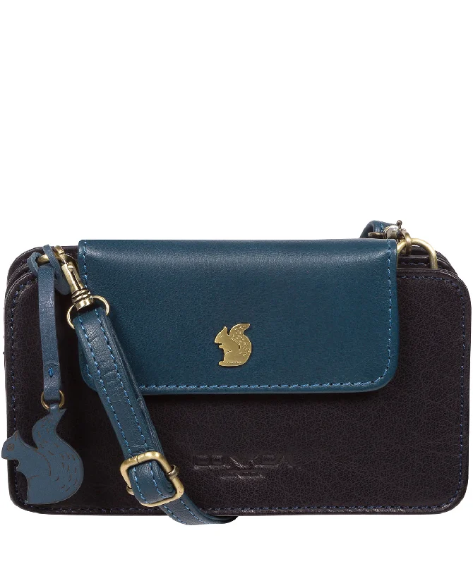 'Little Wonder' Navy & Snorkel Blue Leather Cross Body Clutch Bag Exclusive Bag Deals – Perfect For Any Occasion 'Little Wonder' Navy & Snorkel Blue Leather Cross Body Clutch Bag Exclusive Bag Deals – Perfect For Any Occasion