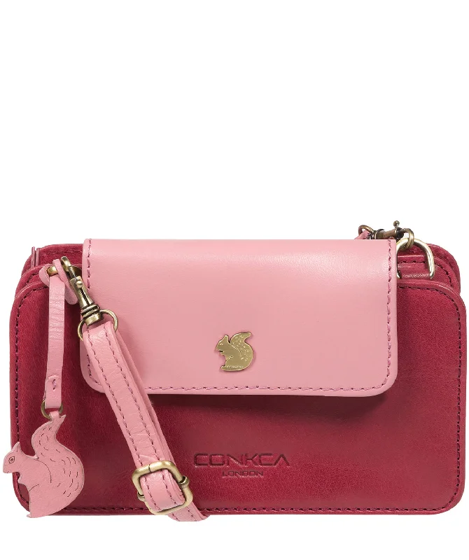 'Little Wonder' Orchid & Blush Leather Cross Body Clutch Bag Best Handbag Sale Of The Season 'Little Wonder' Orchid & Blush Leather Cross Body Clutch Bag Best Handbag Sale Of The Season