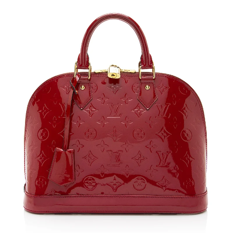 Louis Vuitton Monogram Vernis Alma PM Satchel (SHF-G4aK2V)