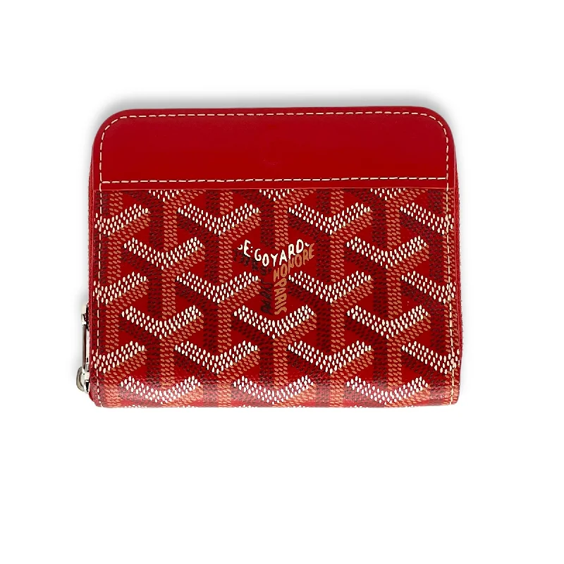 Matignon Wallet Red in Coated Canvas, Silver hardware Trendy Backpacks With Big Discounts Matignon Wallet Red in Coated Canvas, Silver hardware Trendy Backpacks With Big Discounts