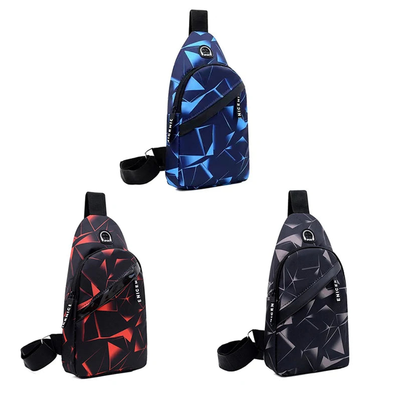 Men's Chest Bags Geometric Print Oxford Cloth Casual Crossbody Bag Sports Travel Outdoor Chest Shoulder Bags Trendy Purses With Limited-Time Offers Men's Chest Bags Geometric Print Oxford Cloth Casual Crossbody Bag Sports Travel Outdoor Chest Shoulder Bags Trendy Purses With Limited-Time Offers