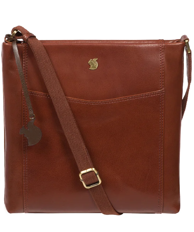 'Miya' Conker Brown Leather Cross Body Bag The Perfect Bag Sale Is Here