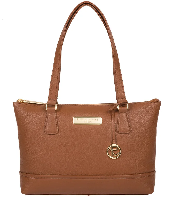 'Keira' Tan Leather Handbag