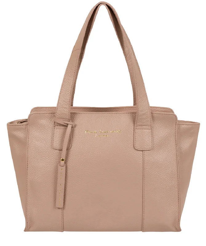 'Alexandra' Blush Pink Leather Handbag