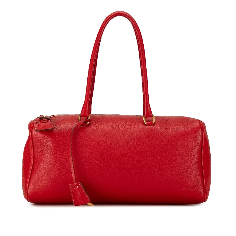 Prada Vitello Daino Boston Bag (SHG-mj3AJX) Your Perfect Bag At The Perfect Price