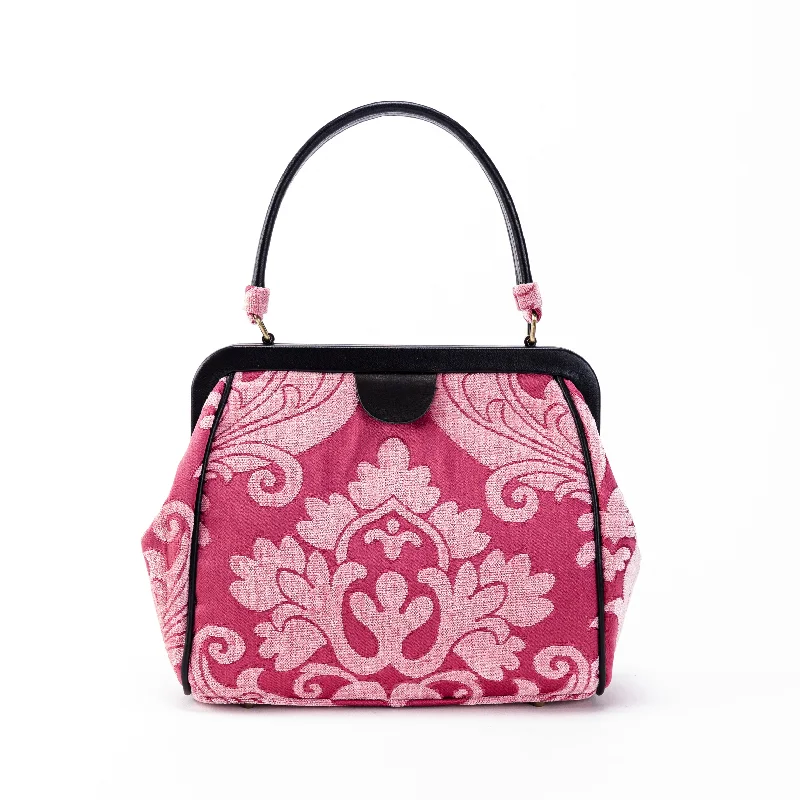 Queen Rose Pink Alma Satchel Trendy Purses At Exclusive Promotional Rates
