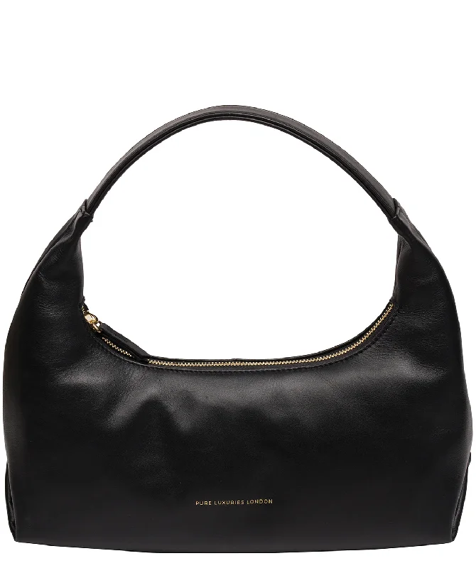 'Reese' Black Nappa Leather Grab Bag Elevate Your Style With Our Handbag Sale