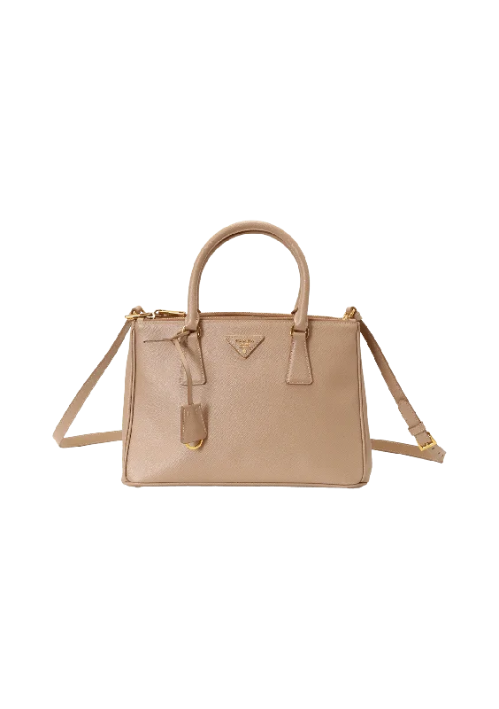 SAFFIANO LUX DOUBLE ZIP GALLERIA SATCHEL Shoulder Bags, Best Deals Today
