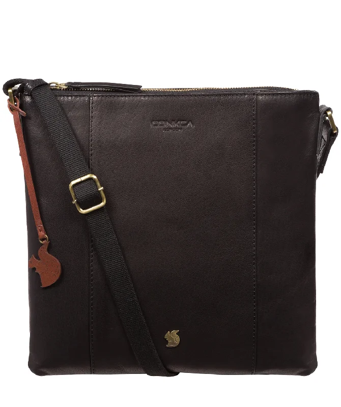'Sol' Black Leather Cross Body Bag Final Call – Shop Stylish Bags Before They're Gone