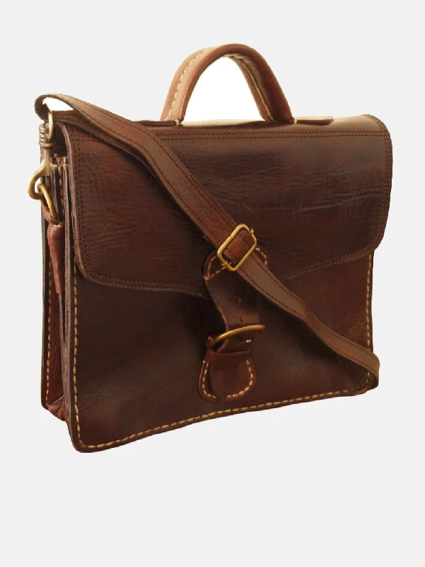 The Marrakech Mini Satchel in Dark Brown