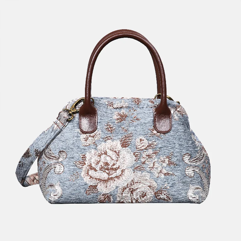 Floral Windy Blue Carpet Satchel Best Deals On Premium And Casual Bags – Act Fast