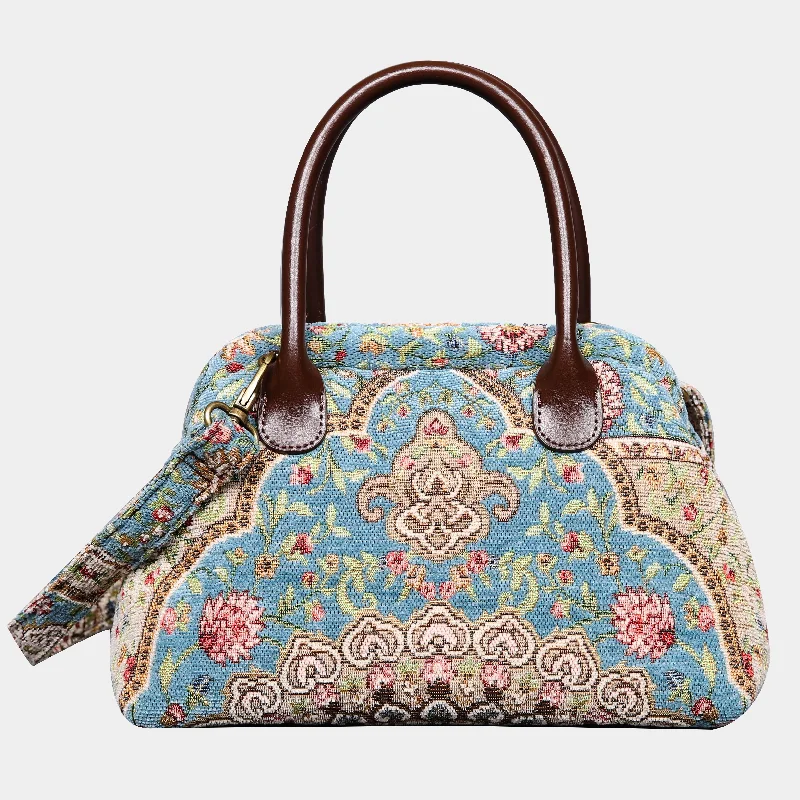 Oriental Blue Carpet Satchel Trendy & Timeless Bags, Now On Sale