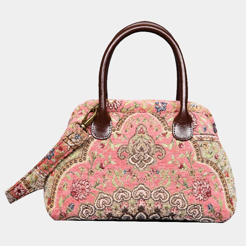 Oriental Pink Carpet Satchel Designer Bags At Lower Prices