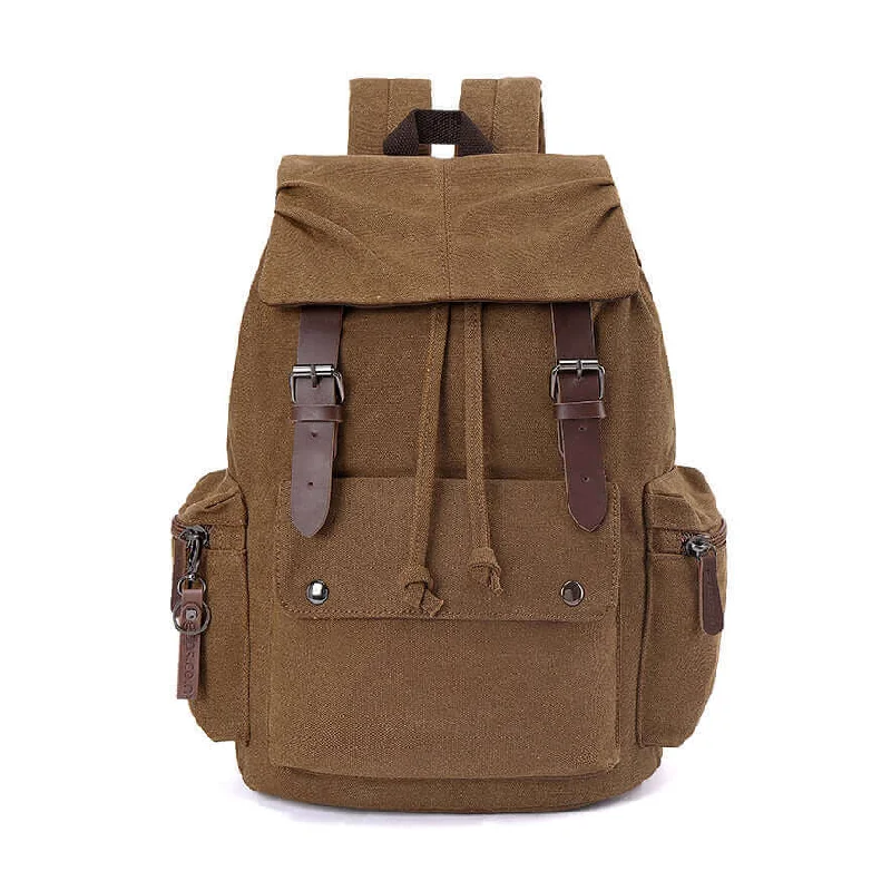 Casual Canvas Laptop Backpack 23L