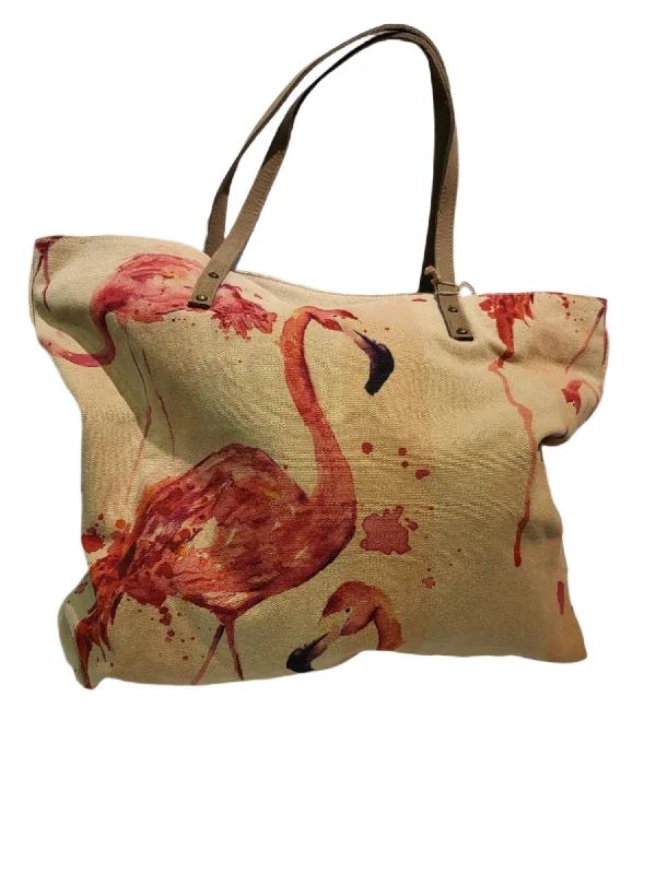 Polished Style Deals Tote Bag Canvas Watercolor Flamingos Premium Quality Bags At Affordable Prices Polished Style Deals Tote Bag Canvas Watercolor Flamingos Premium Quality Bags At Affordable Prices
