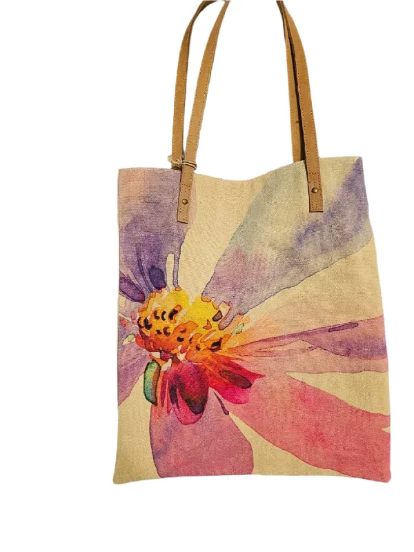 Trendy Festival Bags With Limited-Time Offers Book bag Canvas Purple Pink Watercolor Flower Luxury Handbags At Budget-Friendly Rates Trendy Festival Bags With Limited-Time Offers Book bag Canvas Purple Pink Watercolor Flower Luxury Handbags At Budget-Friendly Rates